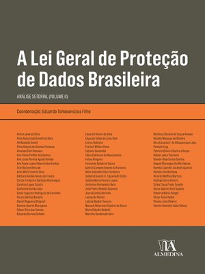 cover image of A Lei Geral de Proteção de Dados Brasileira